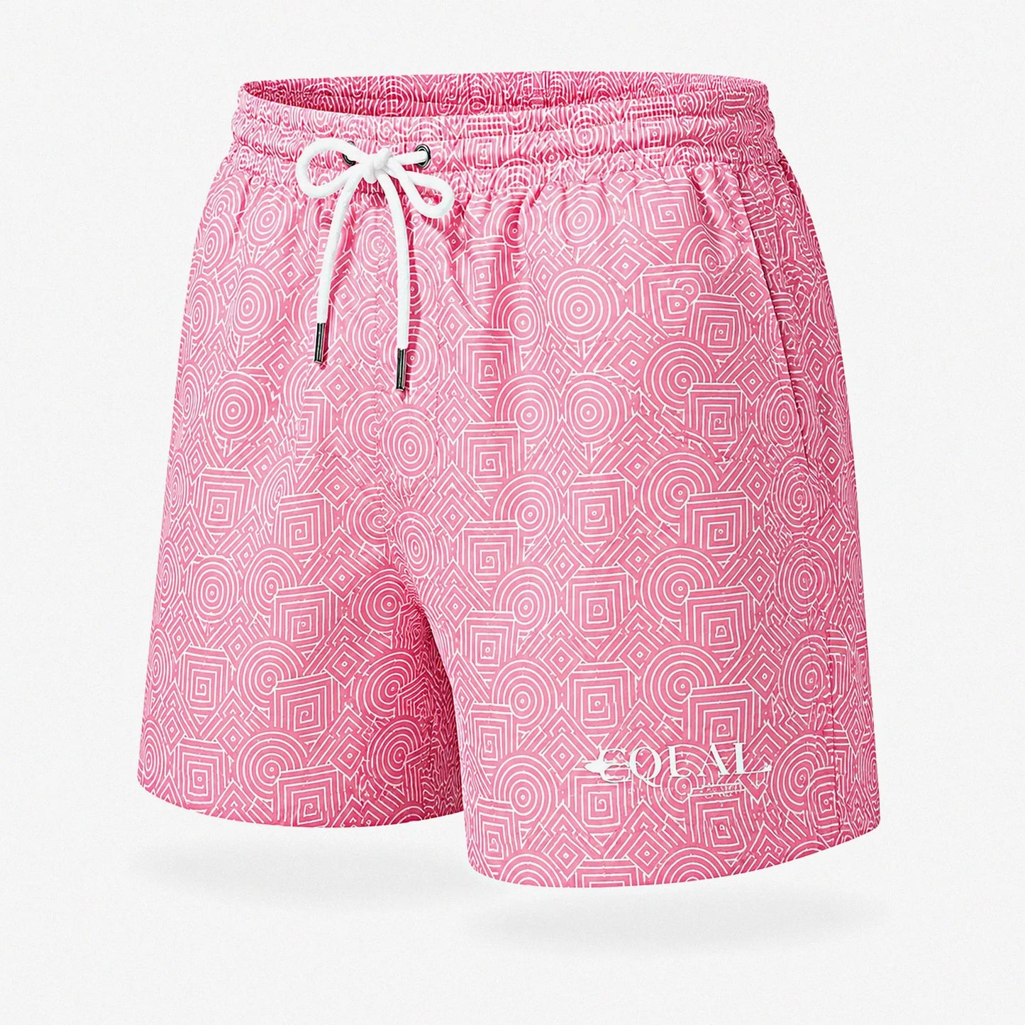 BRIEF + SHORT  GEOMETRICO SALMON
