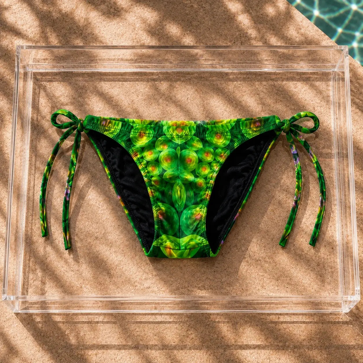 Bikini Essence detalle del estampado – Equal Swimwear, ropa de playa para hombre, corte cómodo