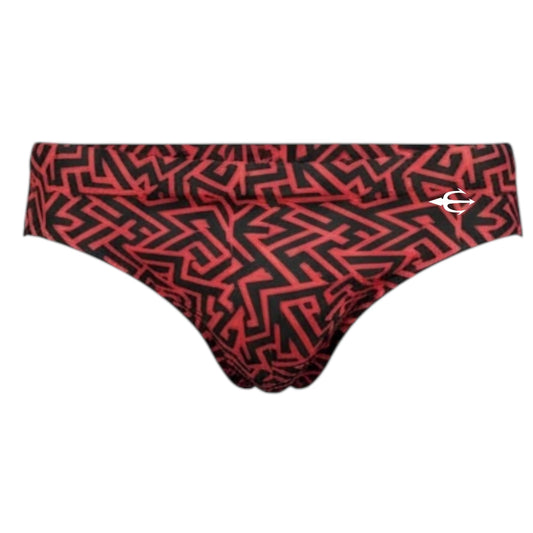 Equal Swimwear Brief Print Grecas