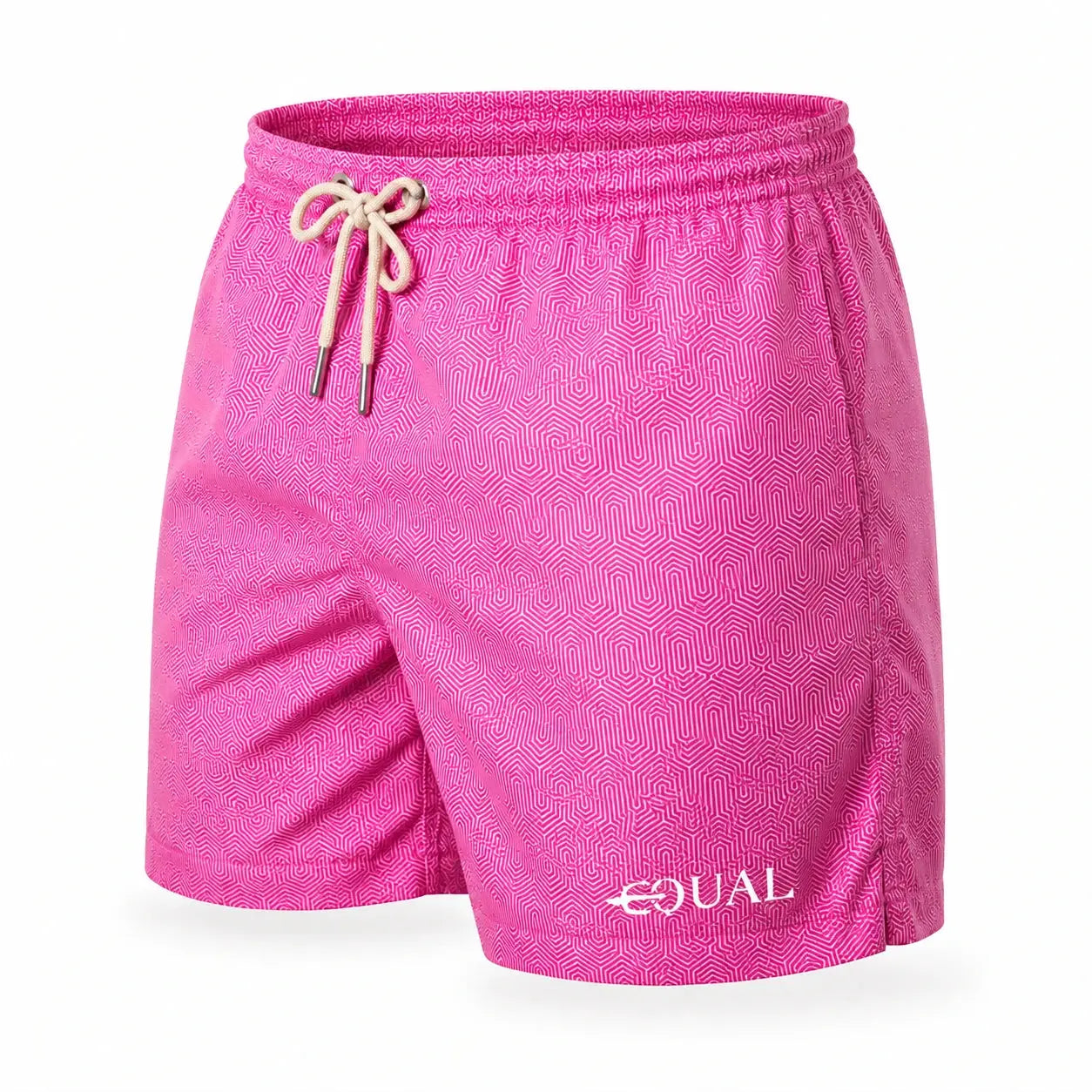 Short Fresh Multicolor detalle de tela – Equal Swimwear, bañador resistente al cloro