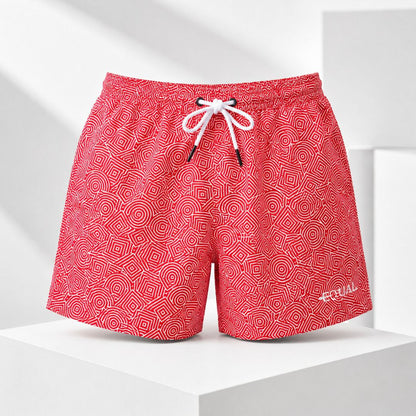 Short Geométrico Rojo Equal Swimwear Equal Swimwear