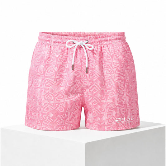 Short Geométrico Salmón Equal Swimwear Equal Swimwear