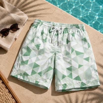Short Prisma Verde Claro Equal Swimwear Equal Swimwear