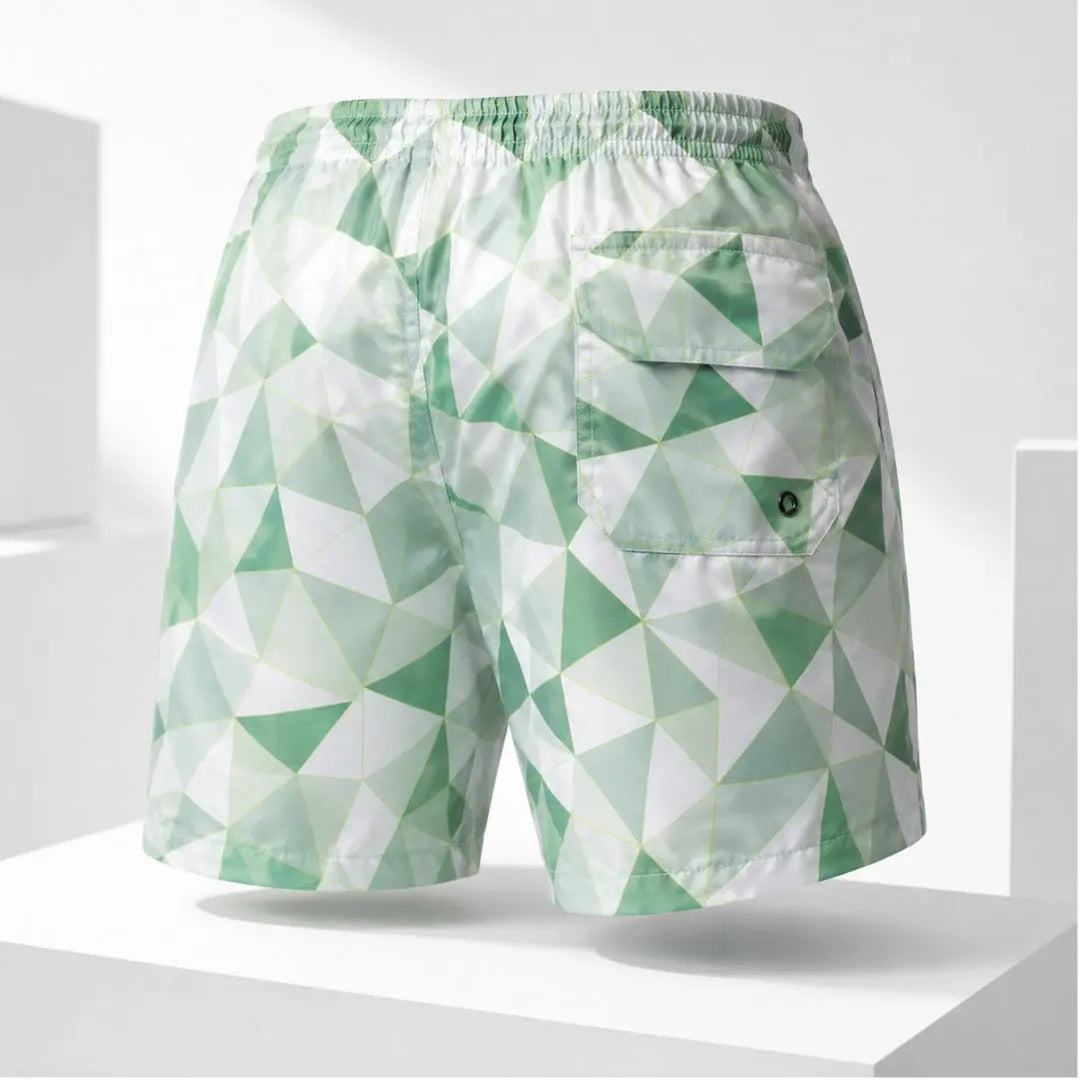 Short Prisma Verde Claro Equal Swimwear - lifestyle playa