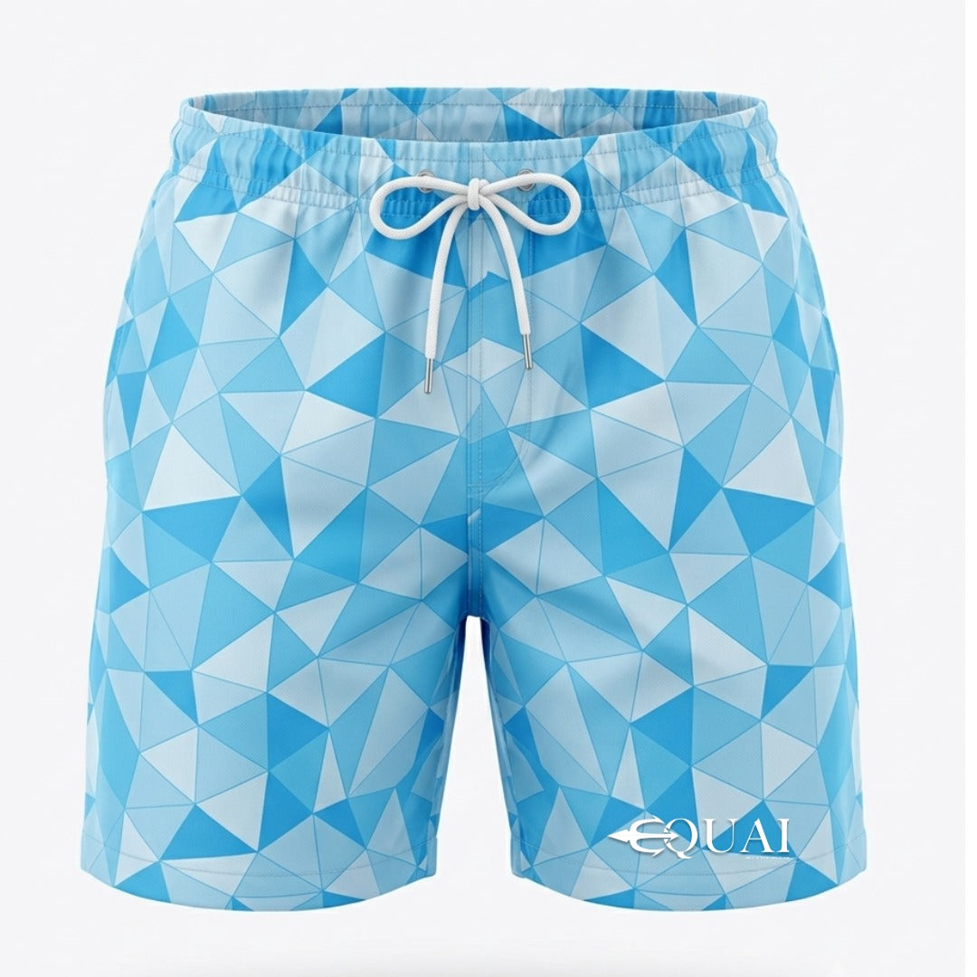 Short Prisma Azul Claro Equal Swimwear Equal Swimwear