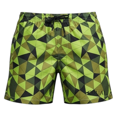 Equal Swimwear Short Prisma Verde Fuerte