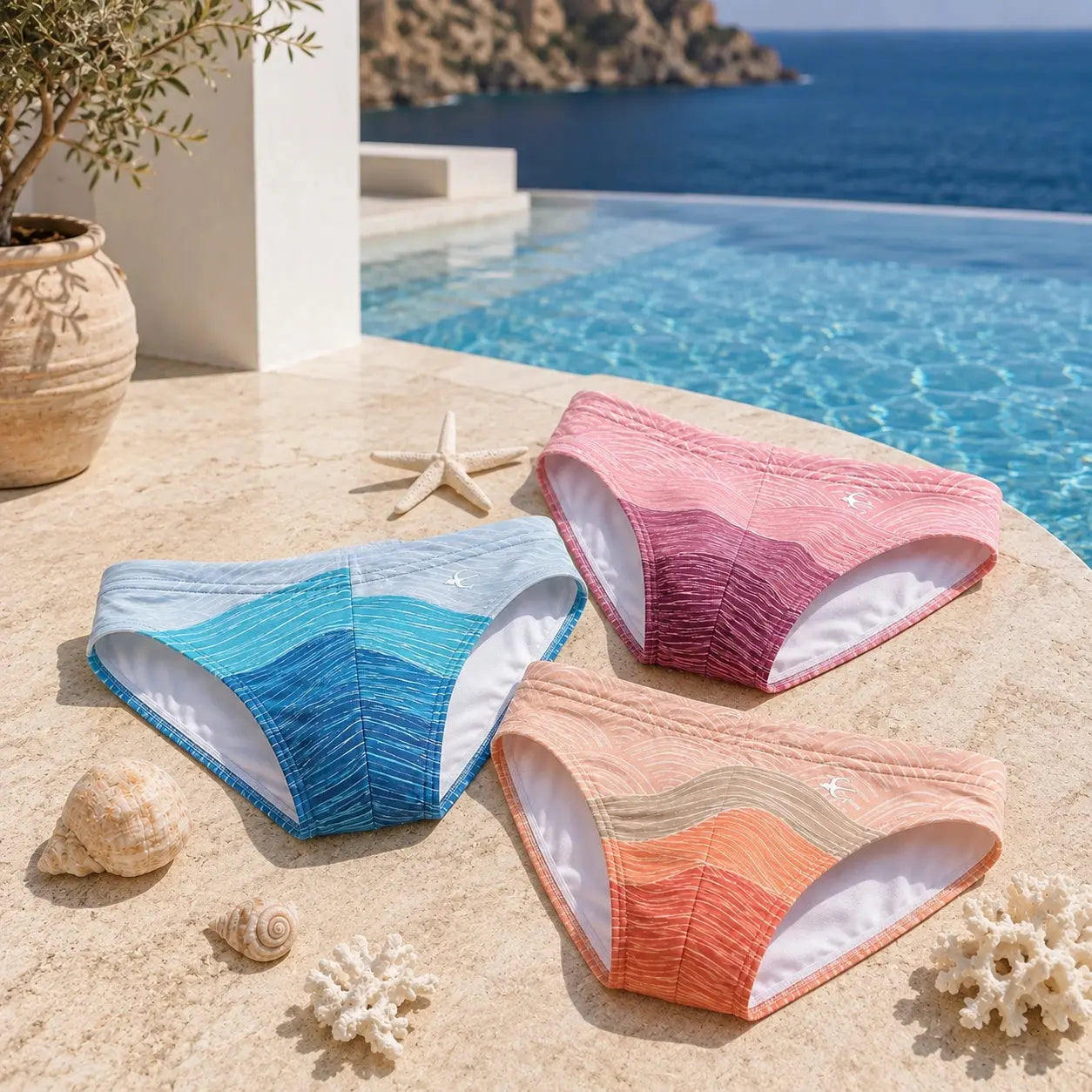 Brief Wave vista de producto – Equal Swimwear, bañador para hombre resistente al cloro