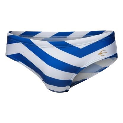 Equal Swimwear Brief Zig Zag Azul